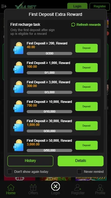 X44 Bet Game Rewards